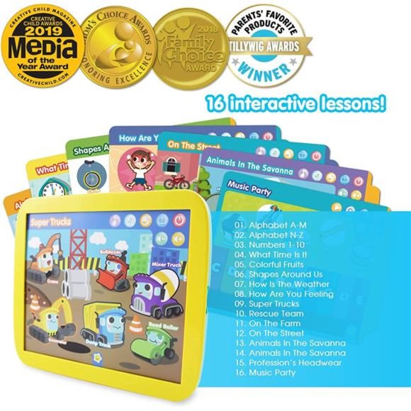 BEST LEARNING INNO PAD Smart Fun Lessons - Educational Tablet Toy for Kids - Picture 2 of 6